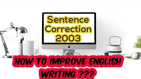 Solved past paper CSS |How to improve English ?|CSS 2003 Correction
