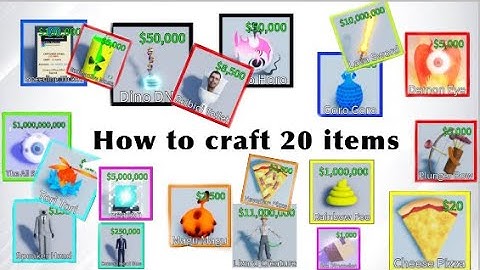How to craft 20 items in Pop It Trading