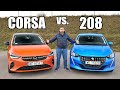 Opel Corsa versus Peugeot 208 - Fraternal Twins (ENG) Comparison, Test Drive, Review