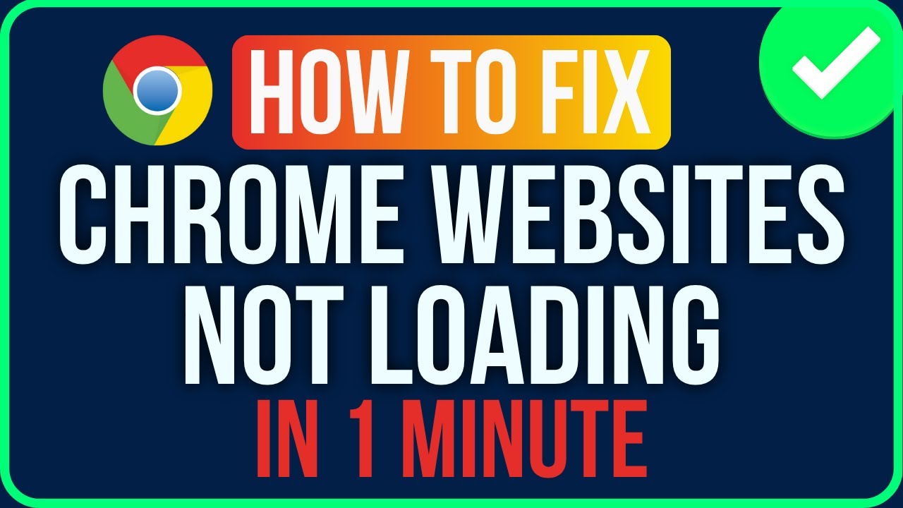WEBSITE NOT LOADING [FIXED] | How To Fix Website Not Loading In Chrome ...