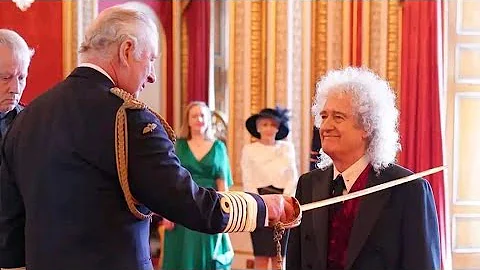 BRIAN MAY Receives KNIGHTHOOD From KING CHARLES II...