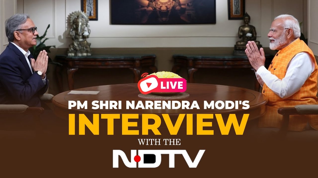 Live: PM Modi's interview to Republic TV