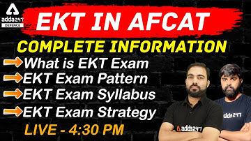 EKT | Engineering Knowledge Test For AFCAT | Exam Pattern, Syllabus & Strategy