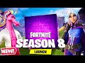 *NEW* SEASON 8 is HERE! (Fortnite Battlepass Skins, Map Changes + MORE)