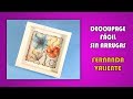 Cómo hacer #decoupage con servilletas sin arrugas [Subtitulado en español]