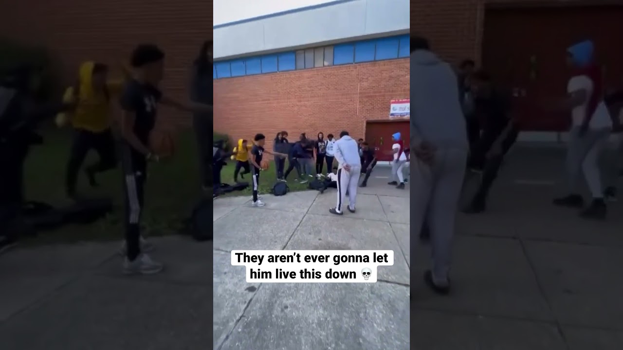 He got dropped in front of the whole school 😳🏀 