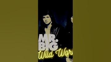Thumbnail of "Wild World - Mr. Big" #lyrics #shorts