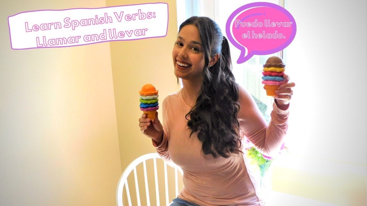 LEARN SPANISH VERBS LLAMAR AND LLEVAR Spanish 101 Lesson 5 YouTube
