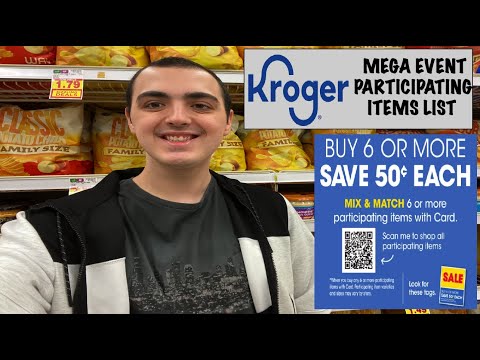 KROGER MEGA EVENT PARTICIPATING ITEMS LIST! ~ TONS OF ITEMS INCLUDED ~ 06/02/21-06/15/21