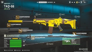 the *NEW* TAQ 56 ATTACHMENT in MW2 🎯 NO RECOIL SETUP! (Best TAQ 56 Class Setup) - Modern Warfare 2