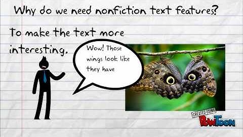 Nonfiction Text Features