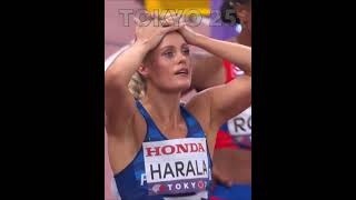 Lotta Harala (FI) disqualified in 100m hurdles, Tokyo 25 Lotta Harala (FI) disqualified in 100m hurdles, Tokyo 25