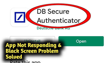 Fix DB Secure Authenticator App Not Working and Not Opening Problem Solved
