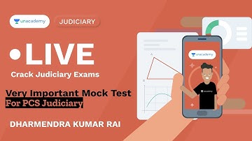 Mock Test for PCSJ | Crack Judiciary Exam | Dharmendra Kumar Rai