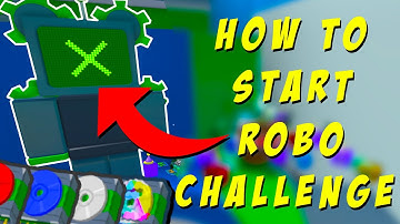 🤔How To Start The ROBO BEAR CHALLENGE in Bee Swarm Simulator Roblox