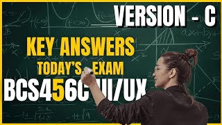 BCS456C UI/UX Version C – Official Key Answers OUT | Match Your VTU 2025 Paper Now!