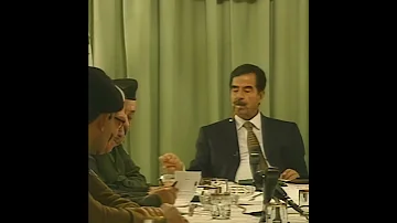صدام حسين يدخن صدام صدام حسين العراق 