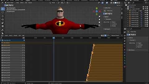 The Incredibles: BFBB Animation importer - working combining animations for game engine
