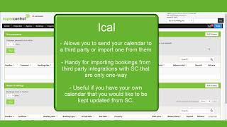 Setting up SuperControl - iCal