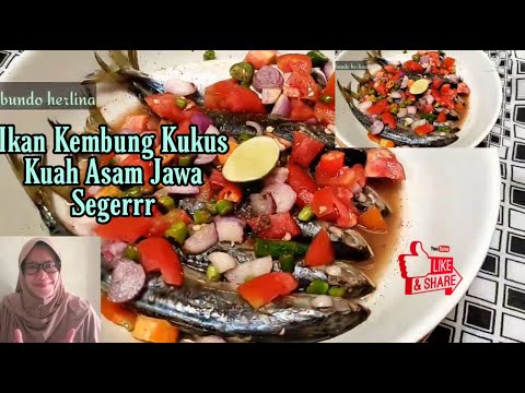 Ikan kembung kukus kuah asam Jawa//bundo Herlina