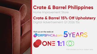 Crate & Barrel The Podium 3-Day Sale Digital Ad Q1 2026 22s (Philippines) [1:1/ST]
