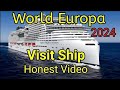Ship Visit MSC World Europa. Honest Video, Liner Overview. Cruise Ship Tour MSC World Europa.