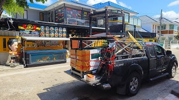 Tee ตี๋ พระราม 2/69 - งานขนส่งตู้ปลา 60 24 มือสอง กรองข้าง 2 ชั้น พร้อมติดตั้ง และทำระบบ O4FS Set 1