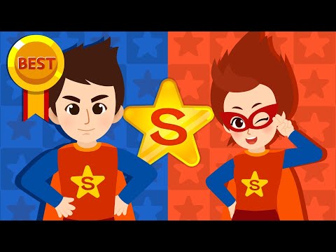 Superheroes Family 40M Songs | Superhero Family Collection | BEST Nursery Rhymes for Kids ★TidiKids