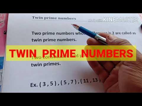 twin prime numbers! ABOUT TWIN PRIME NUMBERS! - YouTube