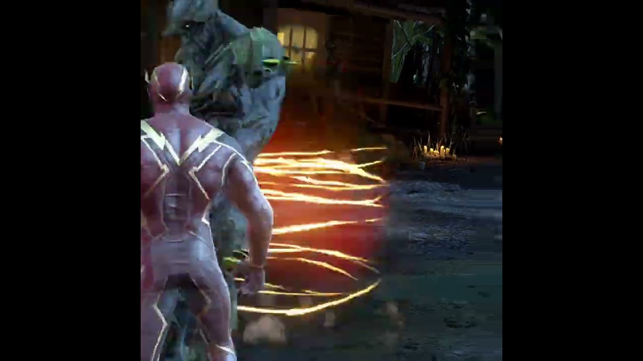 Swamp Thing vs The Flash 