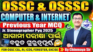 Computer Questions/ Imp. For Upcoming Exams/ OSSC Jr Steno Exam 2025 PYQ Discussion/Chinmaya Sir/CGL