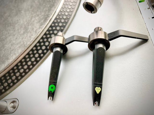 Ortofon Concorde Mk2 MIX vs.CLUB Stylus - YouTube