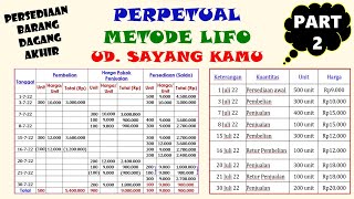 FIFO, LIFO, AVERAGE, METODE PERPETUAL | UD. SAYANG KAMU #lifoperpetual