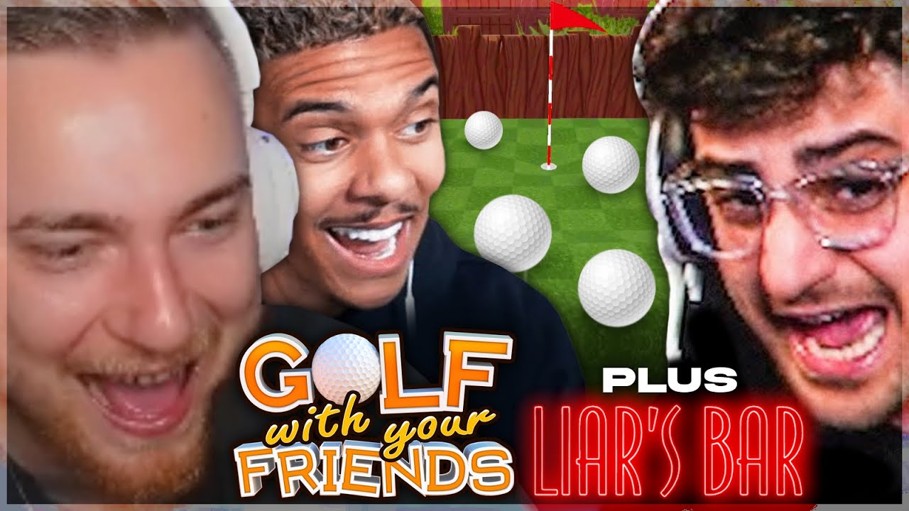 ⛳ GOLF & LIAR'S BAR 🔥 vs Eli, Willy & Seyyn 🤣 | SolutionPlayz