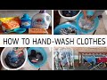 How To Wash Clothes With Your Hands / How I Wash...