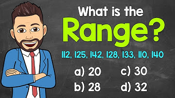 What is the Range? | Example Question | Math with Mr. J