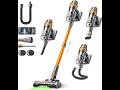 Cordless Vacuum Cleaner, 50KPa 600W 65Mins Stick Vacuum Cleaners for Home, Self-Standing
