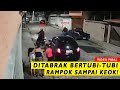 RAMPOK APES DITABRAK MOBIL..! Begini Akibatnya,, Pelaku Dengan Beraninya Ngerampok Wanita Cantik