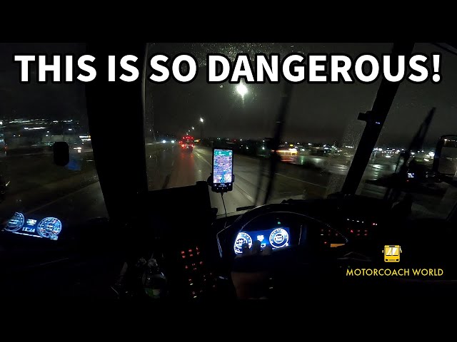 A Danger to bus drivers everywhere | Driver Fatigue | Driving through the night class=