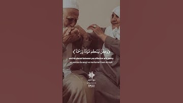 وجعل بينكم مودة ورحمة #سورة_الروم #ناصر_القطامي #kuranıkerim #quran