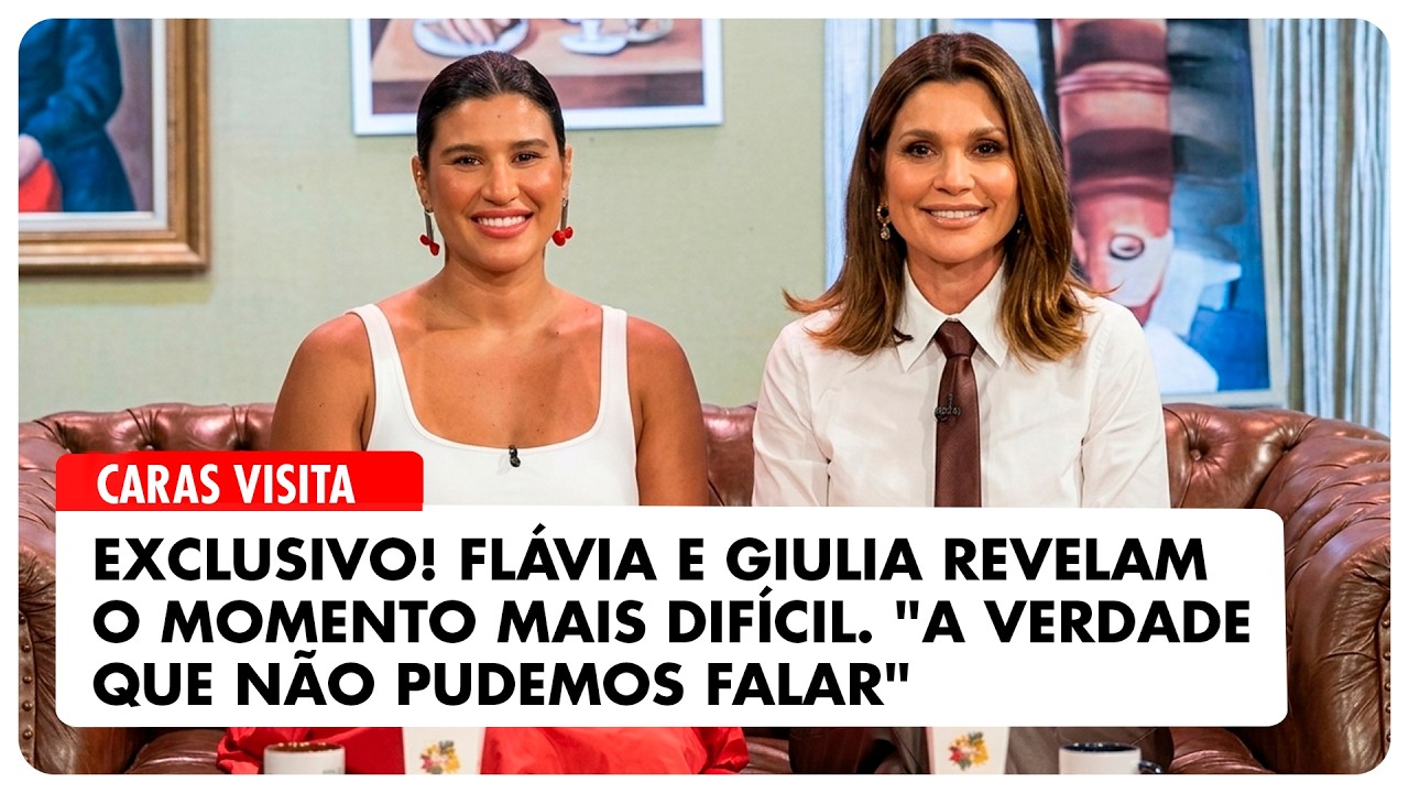 FLÁVIA ALESSANDRA E GIULIA COSTA ABREM A INTIMIDADE E DETALHAM PARCERIA NA WEB | CARAS VISITA #11