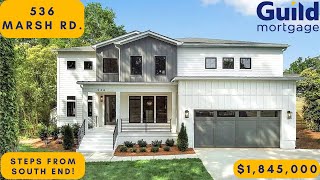 Walkthrough a $1,845,000 house in Charlotte NC