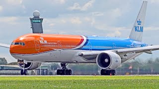 : 37 MINUTES OF HEAVY AIRCRAFT TAKE OFFS | B747, A380, B777 | Amsterdam Schiphol Spotting