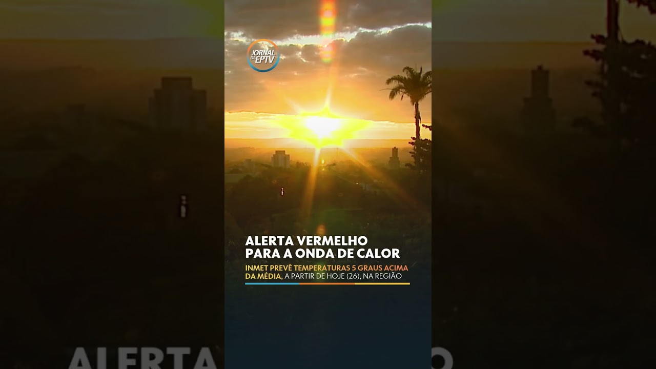 Calorão: temperaturas devem ficam 5 graus acima da média a partir de hoje