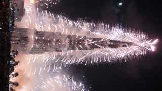 2013 New Year Fireworks Dubai Burj Kalifa