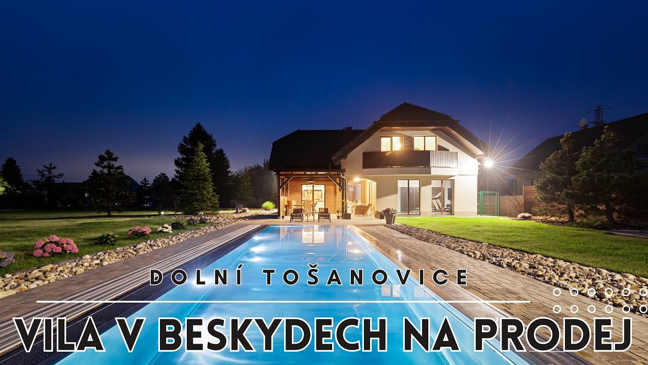 NA PRODEJ | Výjimečný RD v Beskydech | 13 m bazén | Vířivka | Krb | Garáž | 5+kk a 224 m2