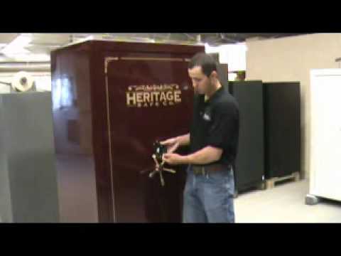 Heritage Safe Company - LeGard Lock Battery Change - YouTube