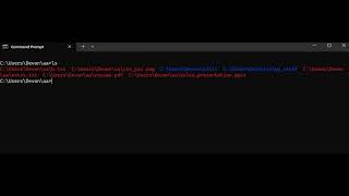ls command for Windows