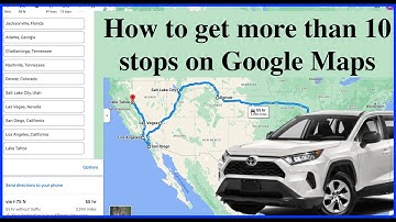 How to add more than 10 stops on Google Maps