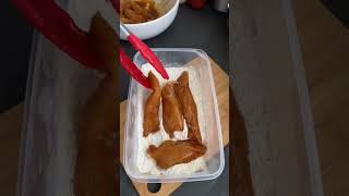 #crispychicken #chickenstrips #crunchy #juicyinside #doublecoating #easyrecipe #shorts #shortvideo